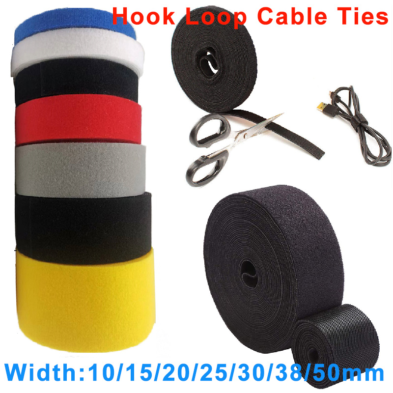 Reusable Bag - 5M/Roll Reusable Fastening Tape Cable Ties