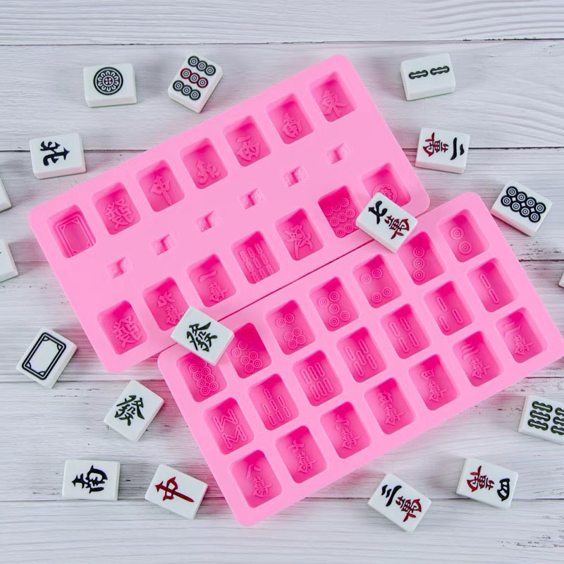 Eco Soap - Chinese Mahjong Tile Set Silicone Mold