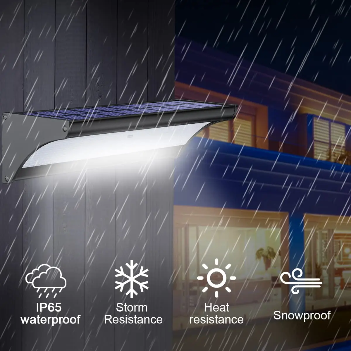 60/48Led Outdoor Solar Wall Li - Solar Garden Light ulasan dan harga