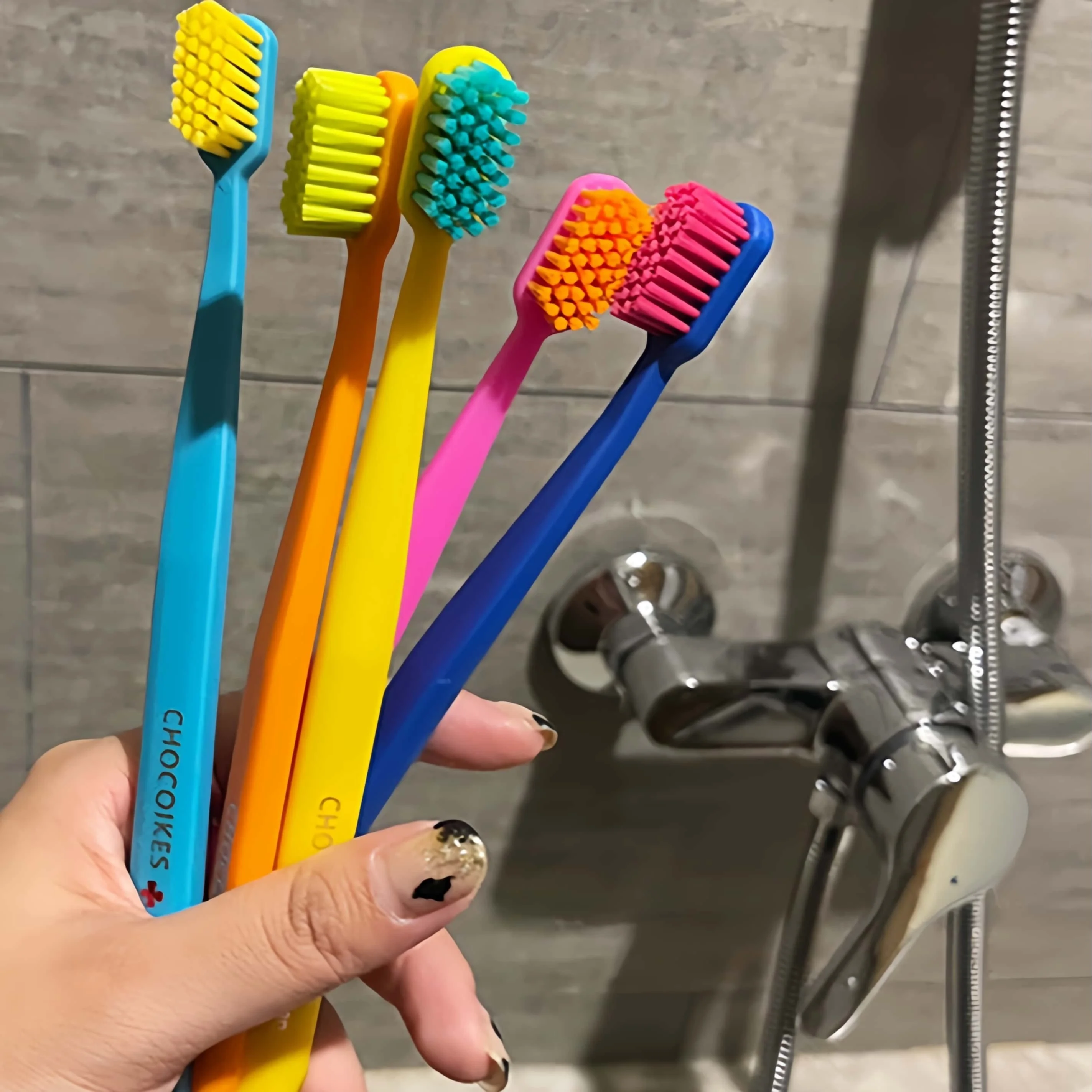 5 Packs of Chocolate Swiss Car - Bamboo Toothbrush ulasan dan harga