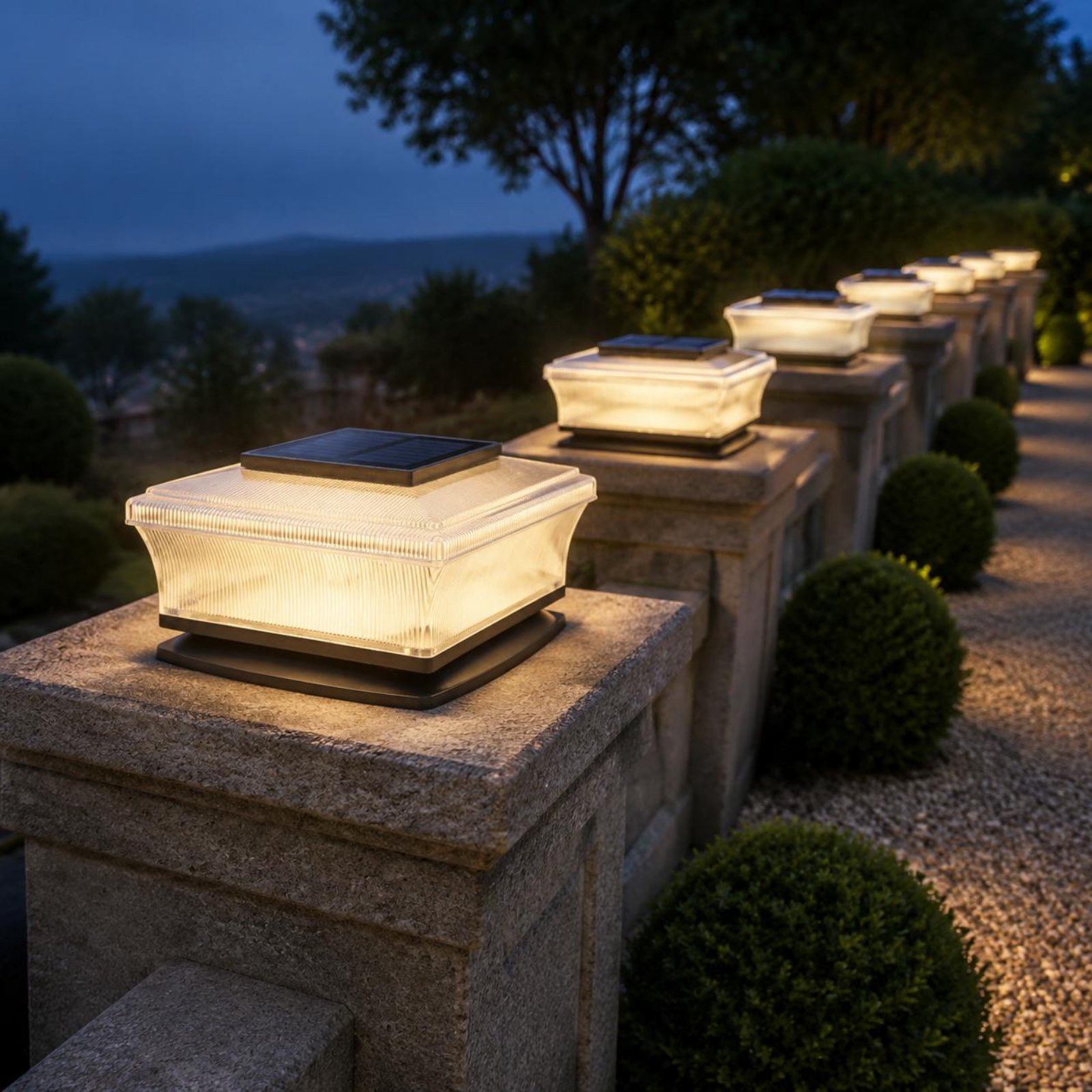 Solar Post Cap Light Wireless  - Solar Garden Light ulasan dan harga