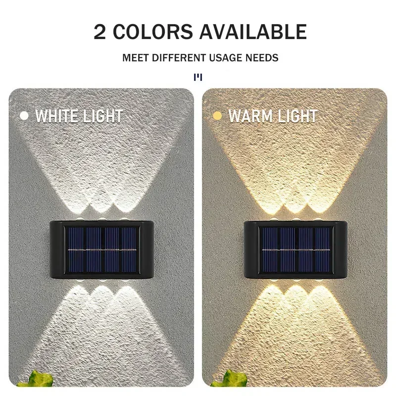 COB Solar Wall Lamp Outdoor Wa - Solar Garden Light ulasan dan harga