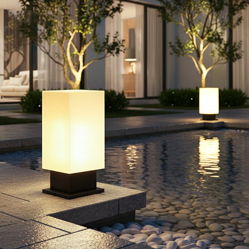 Luminous floor lamp courtyard  - Solar Garden Light ulasan dan harga
