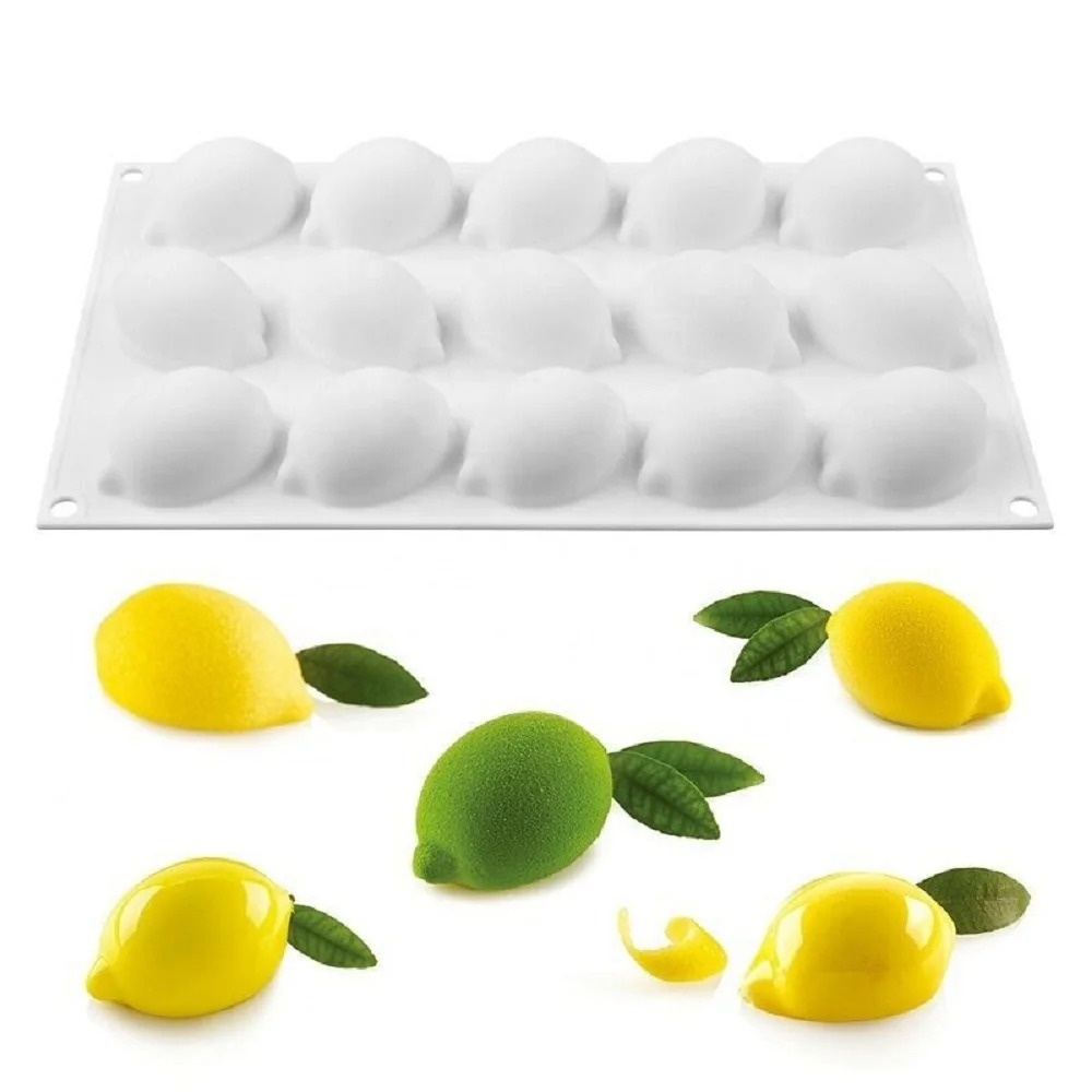 15 Cavity Lemon Food Silicone  - Eco Soap ulasan dan harga