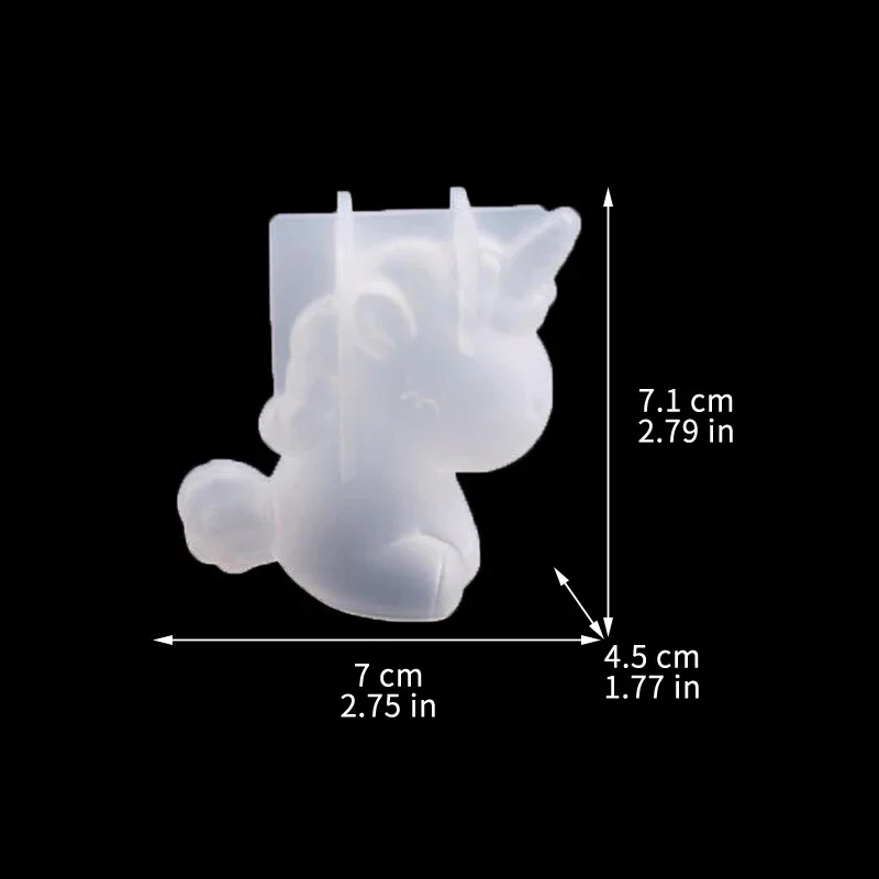 3D Geometric Silicone Unicorn  - Eco Soap ulasan dan harga