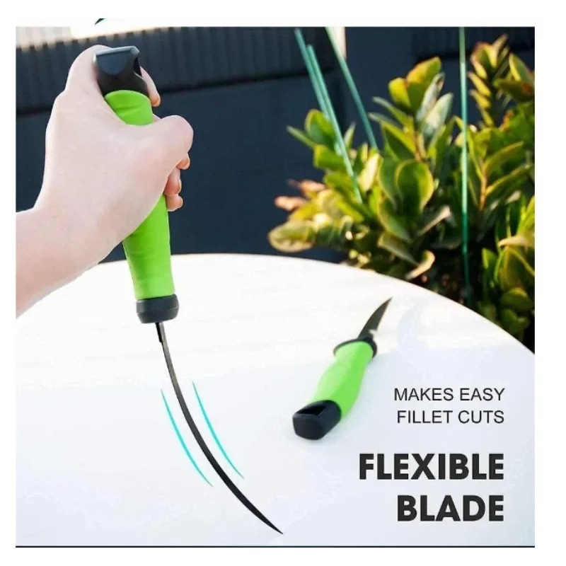 Butcher Stainless Steel Knife  - Safety Razor Handle ulasan dan harga
