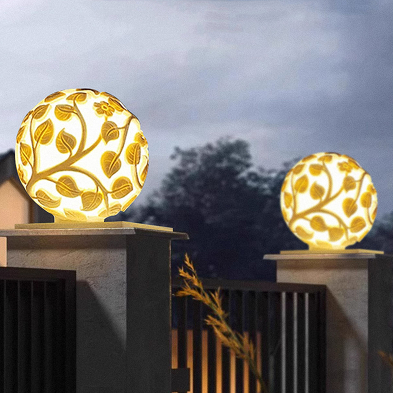 Outdoor column lights solar LE - Solar Garden Light ulasan dan harga