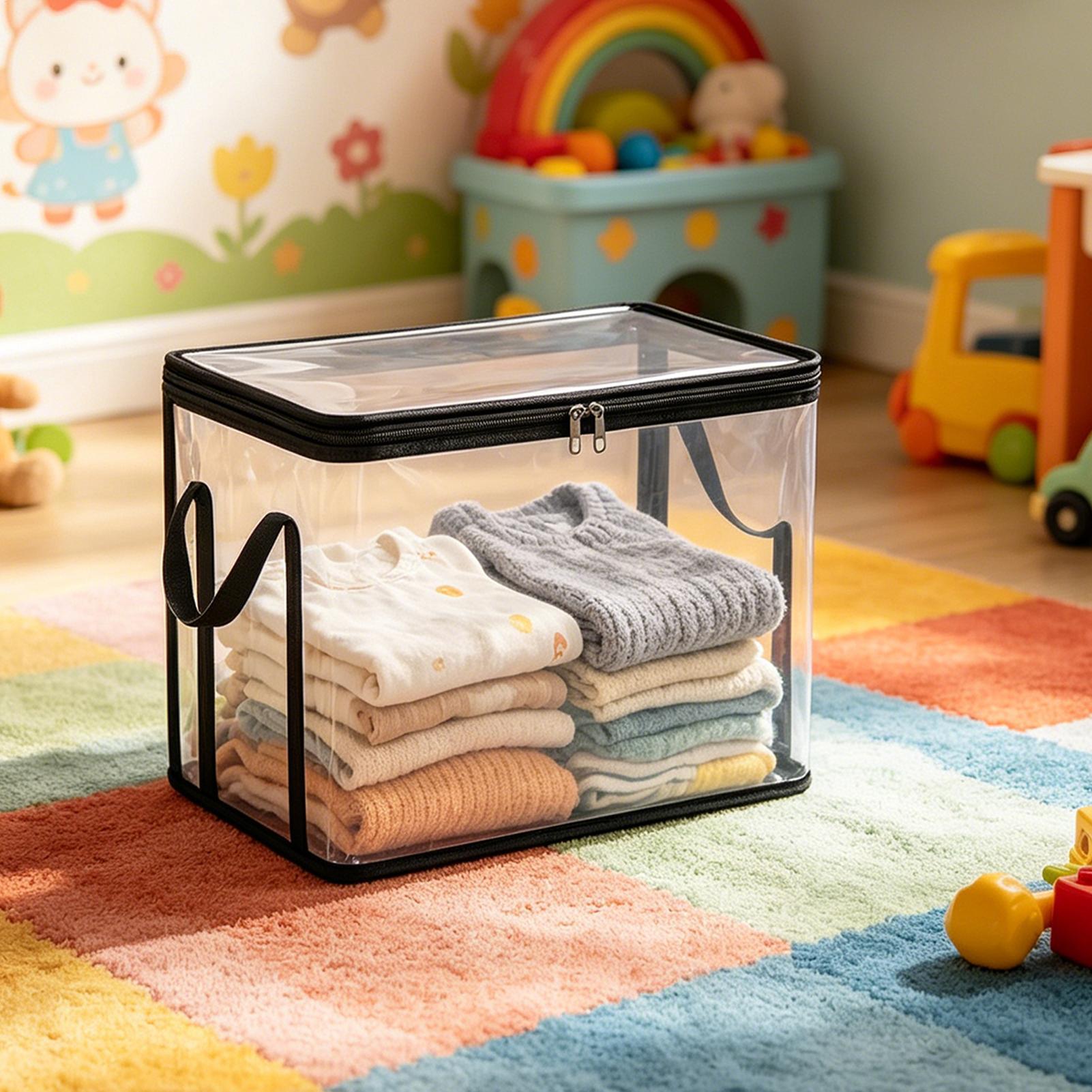 Toy Storage Bag Transparent Or - Reusable Bag ulasan dan harga