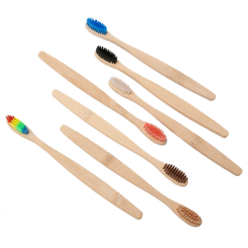 5/10/20/30Pcs Colorful Bamboo  - Bamboo Toothbrush ulasan dan harga