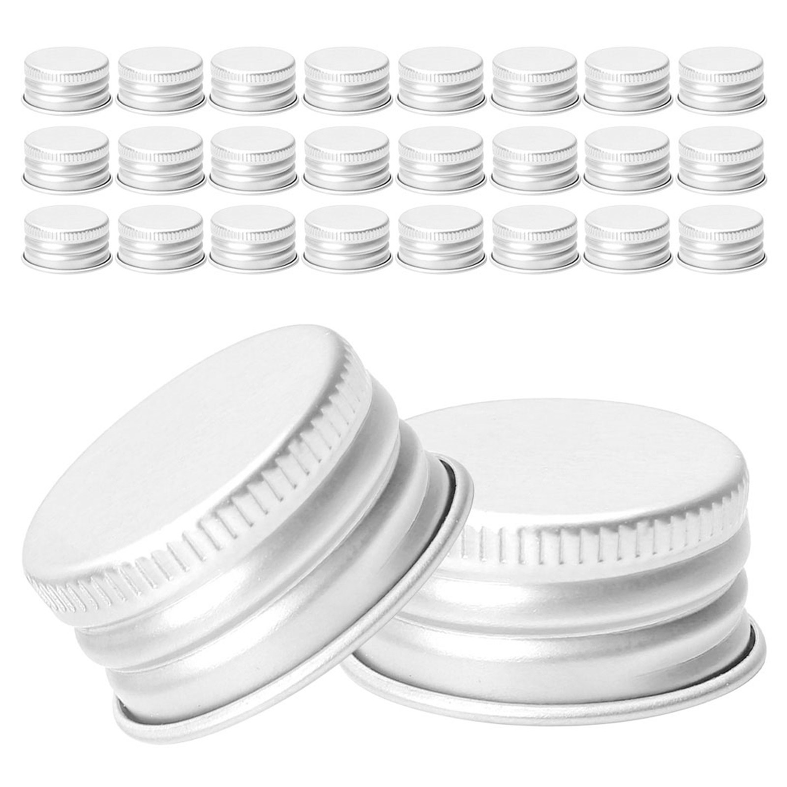80Pcs Aluminum Screw Caps for  - Reusable Bottle ulasan dan harga