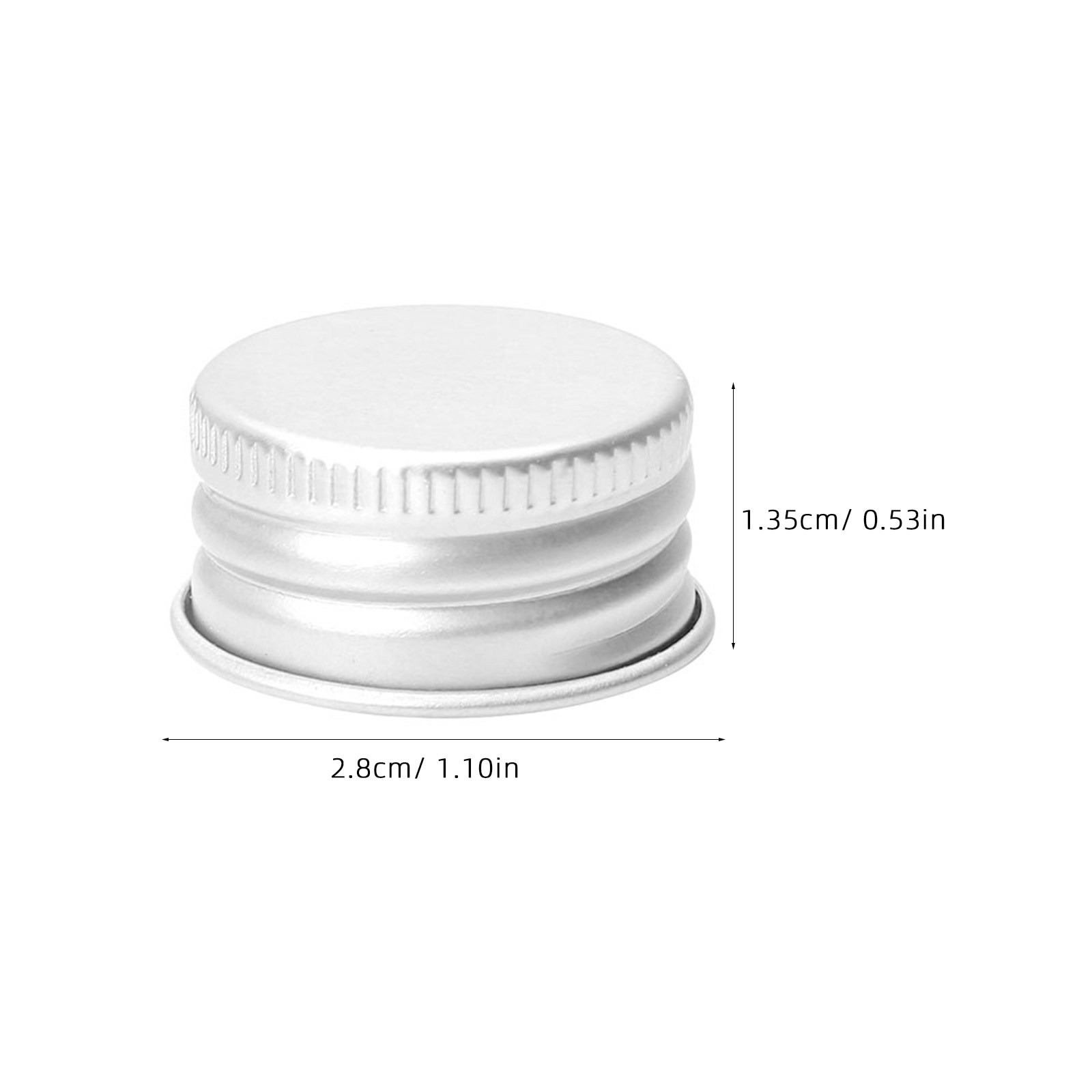80Pcs Aluminum Screw Caps for  - Reusable Bottle ulasan dan harga
