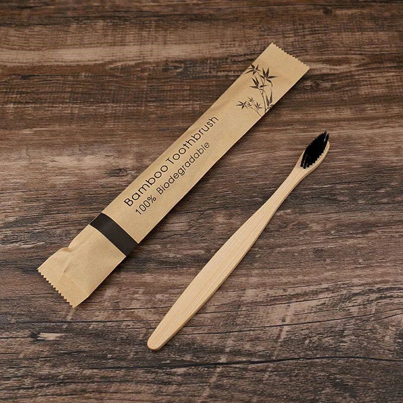 Random Color 5/10pcs Bamboo To - Bamboo Toothbrush ulasan dan harga