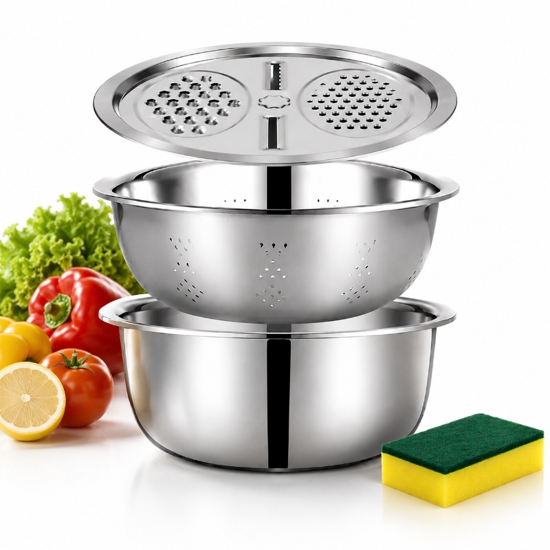 4pcs Sponge Stainless Steel Sl - Eco Sponge ulasan dan harga