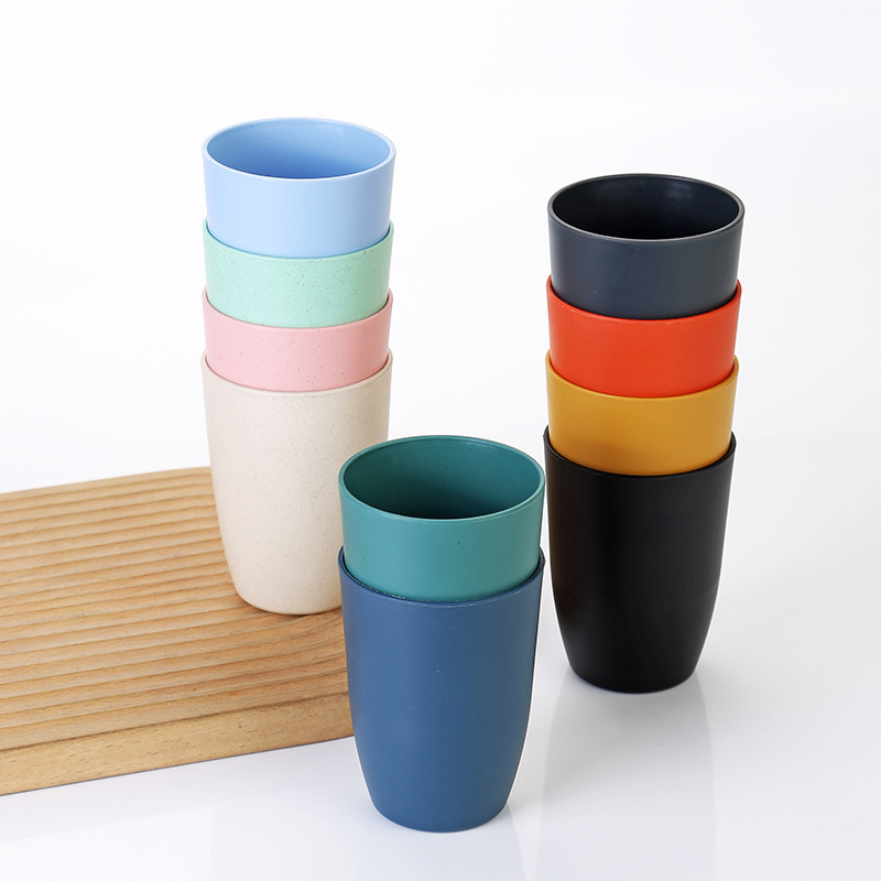 Wheat Straw Cups 6pcs Unbreaka - Reusable Straw ulasan dan harga
