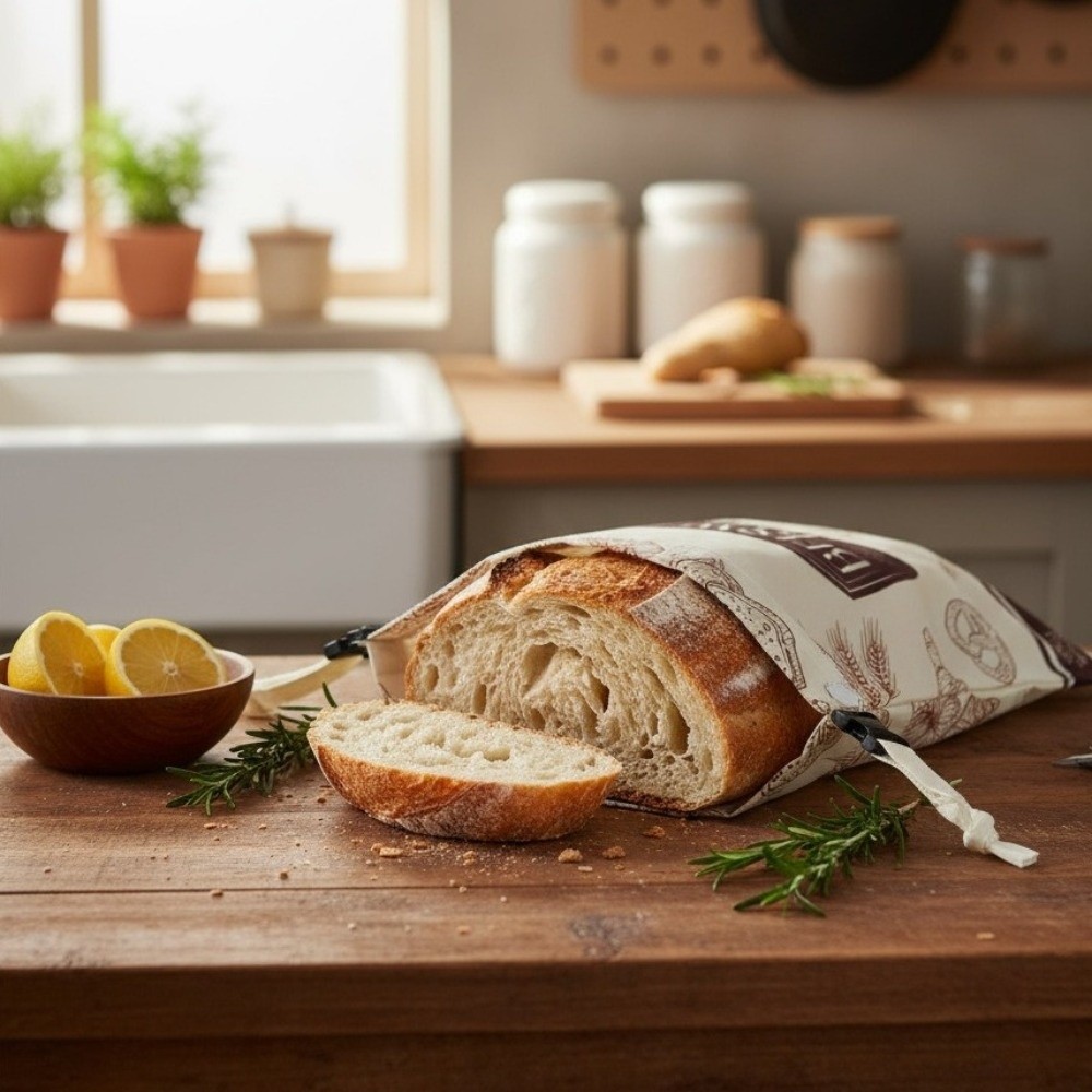 New Reusable Beeswax Bread Bag - Reusable Bag ulasan dan harga