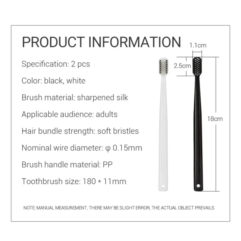 2-10PC Eco-Friendly Bamboo Cha - Bamboo Toothbrush ulasan dan harga