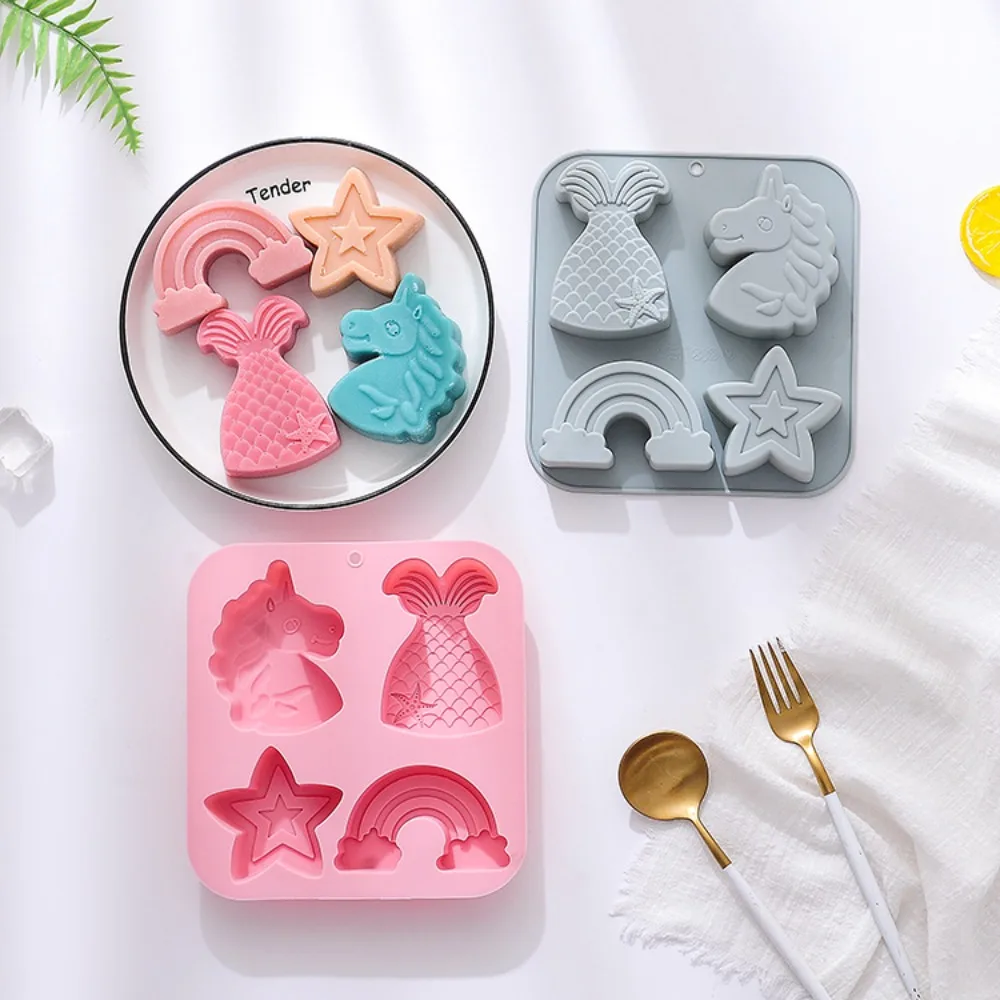 4 Holes Star Rainbow Silicone  - Eco Soap ulasan dan harga
