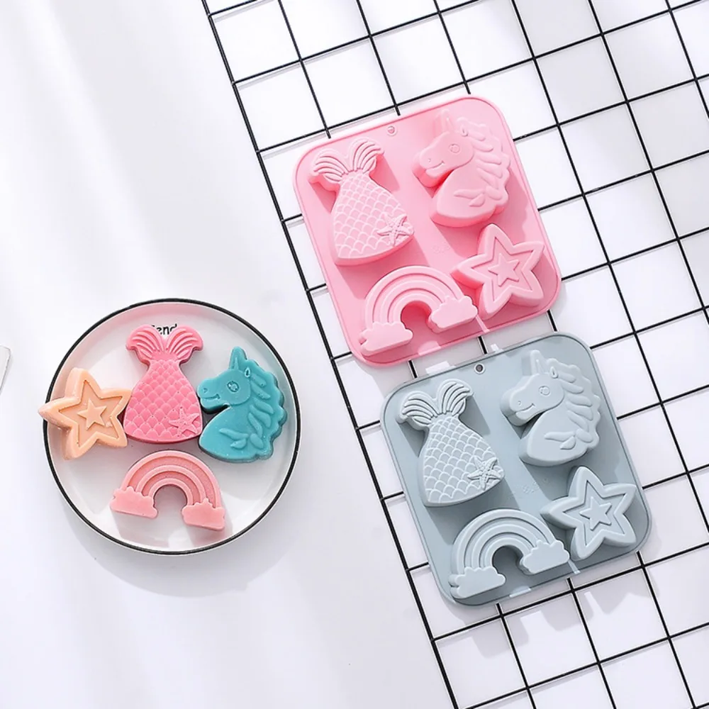 4 Holes Star Rainbow Silicone  - Eco Soap ulasan dan harga