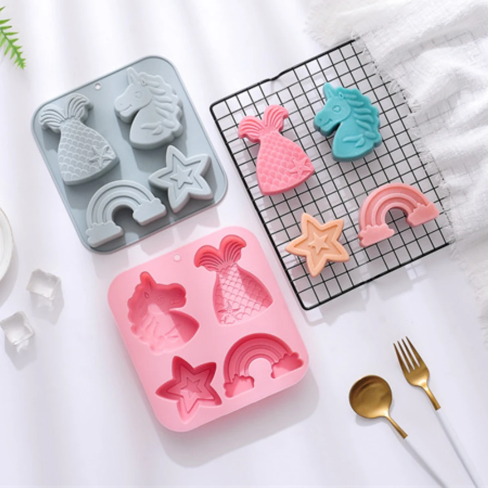 4 Holes Star Rainbow Silicone  - Eco Soap ulasan dan harga