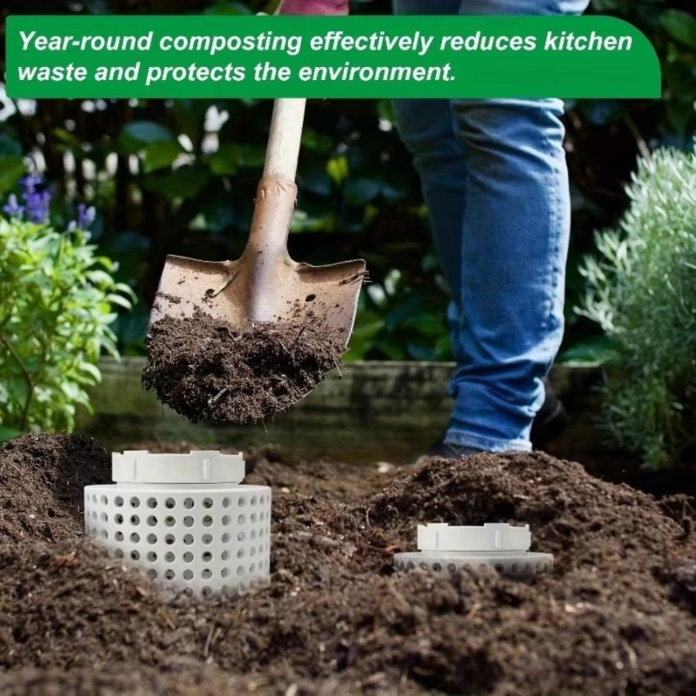 1pc Space-Saving PVC Earthworm - Compost Bin ulasan dan harga
