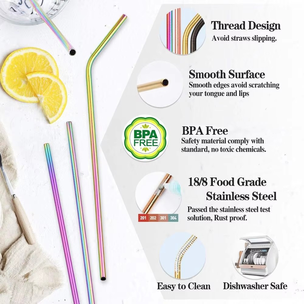 UPORS Reusable Drinking Straw  - Reusable Straw ulasan dan harga
