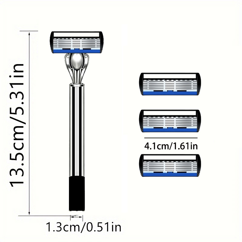 2 Handles, 30 Blades, 6-Layer  - Safety Razor Handle ulasan dan harga