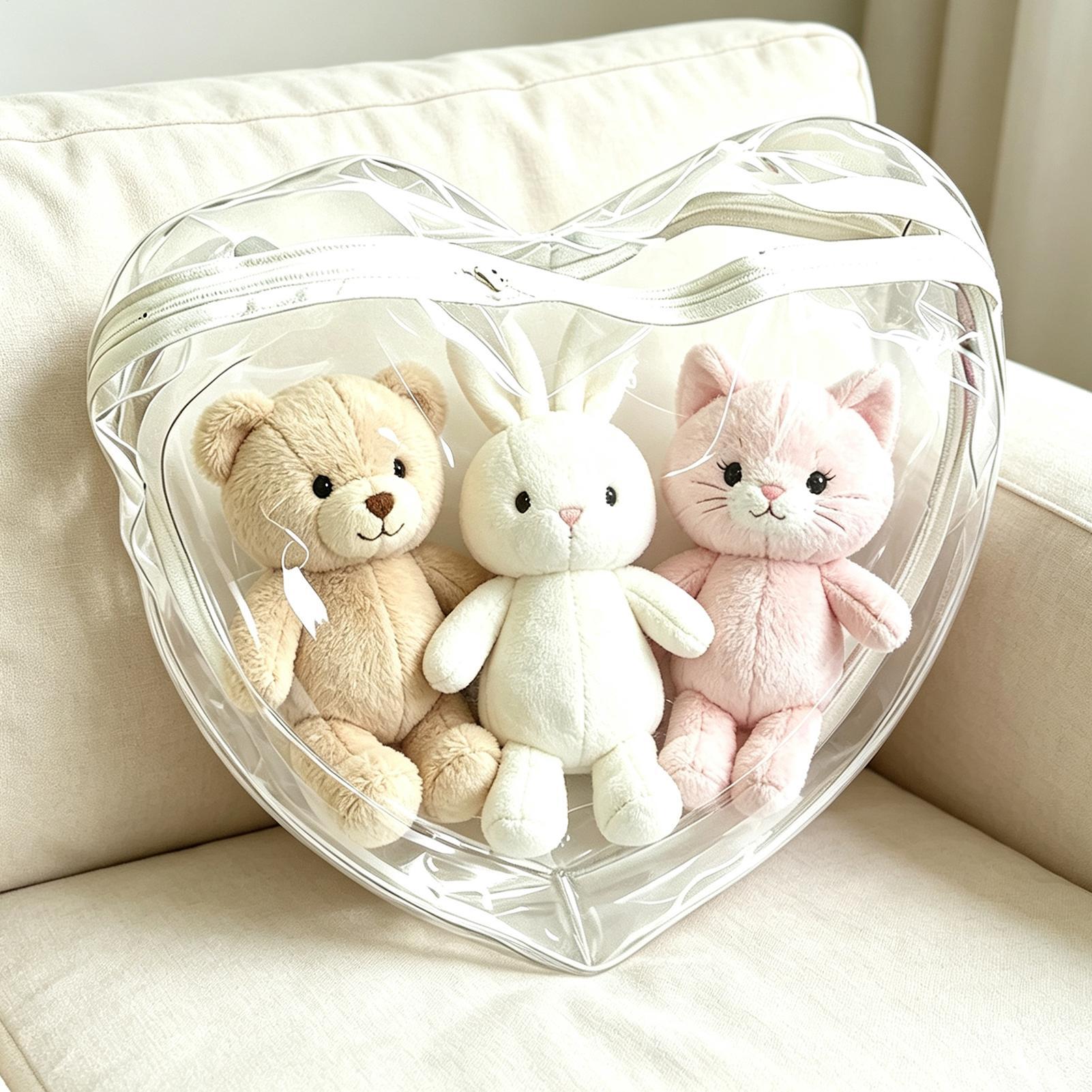 Stuffed Animal Storage Clear D - Reusable Bag ulasan dan harga