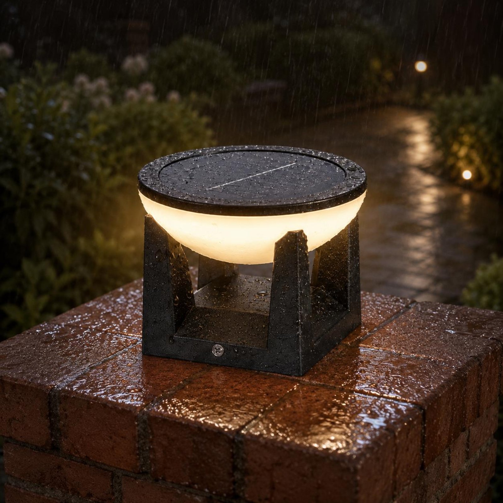 Solar Post Light Easy to Insta - Solar Garden Light ulasan dan harga
