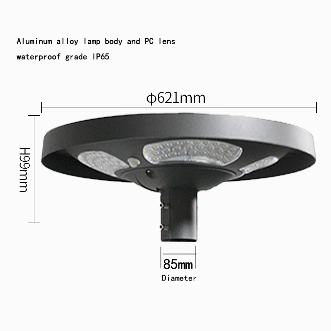 Waterproof IP65 UFO Solar LED  - Solar Garden Light ulasan dan harga