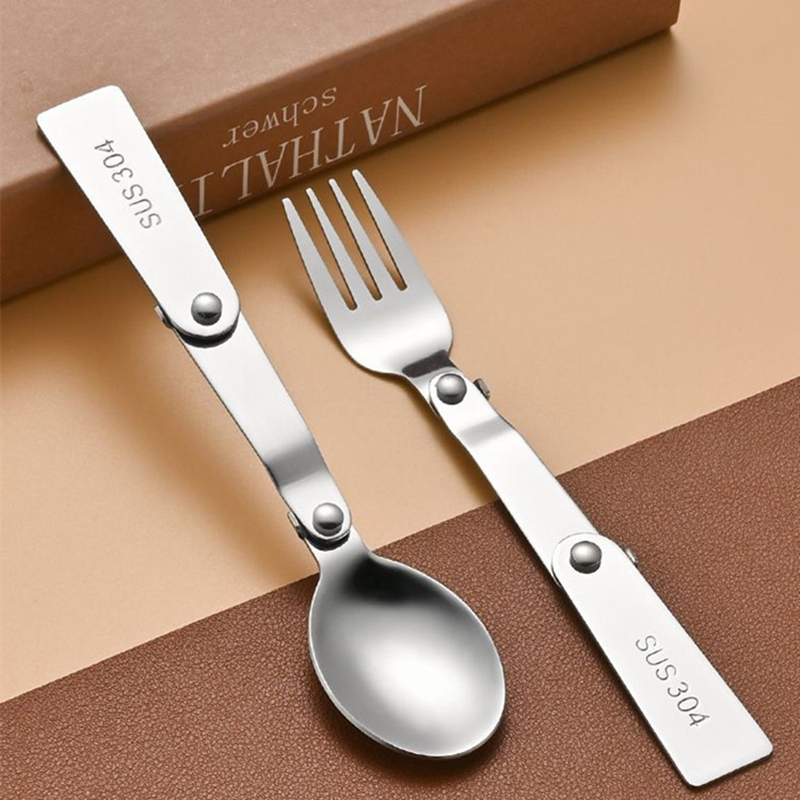 1PC/3PCS Stainless Steel Porta - Bamboo Cutlery ulasan dan harga