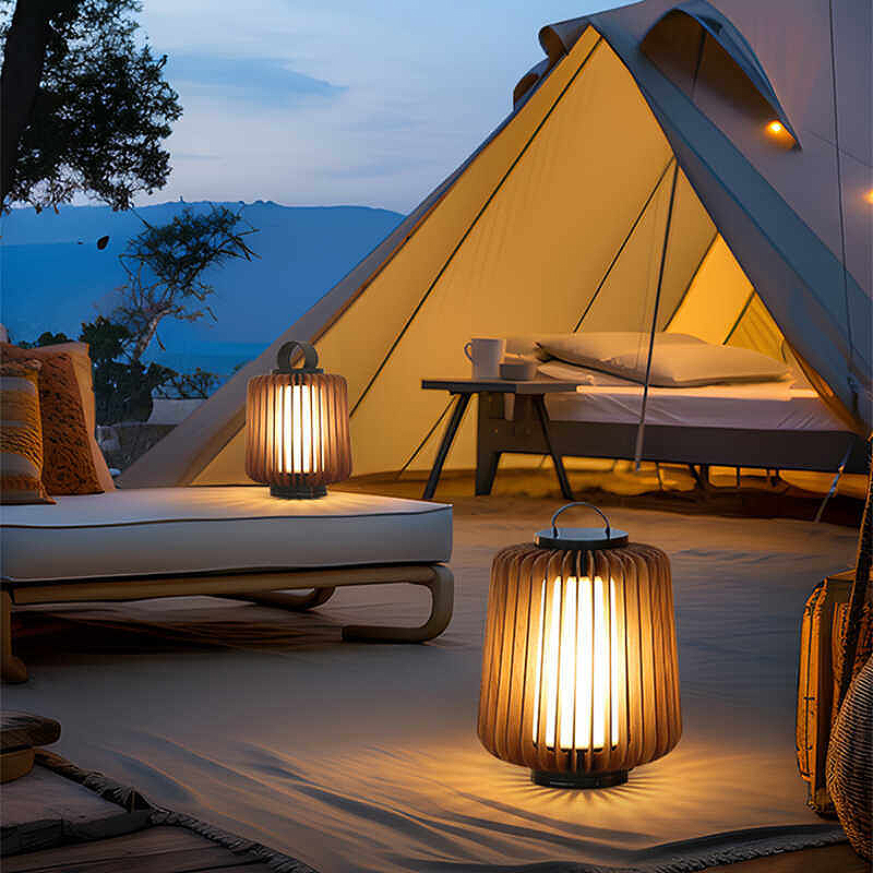 Luminous floor lamp courtyard  - Solar Garden Light ulasan dan harga