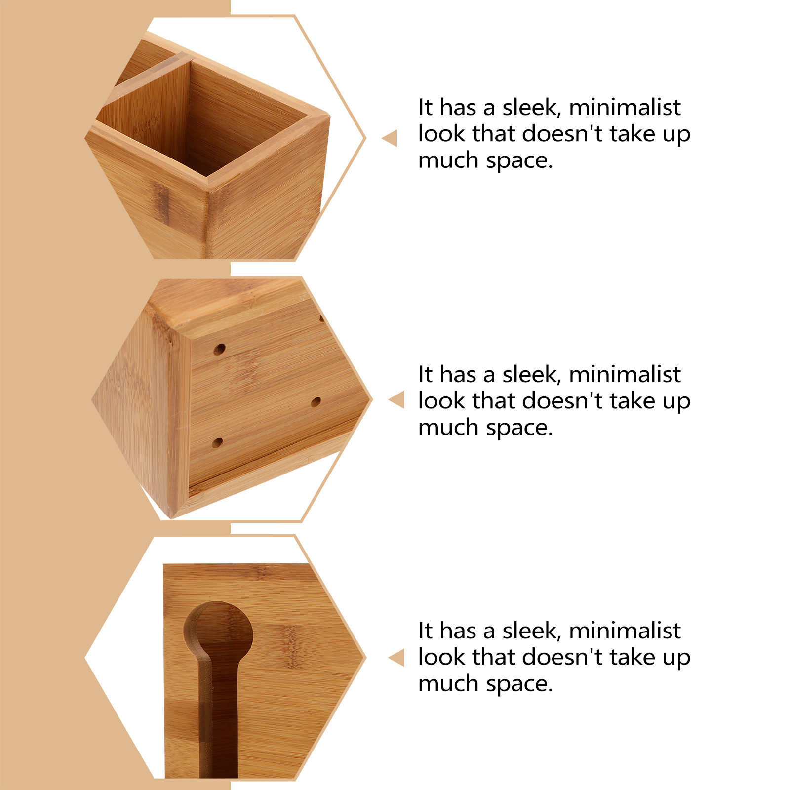 Cutlery Holder for Table Bambo - Bamboo Cutlery ulasan dan harga